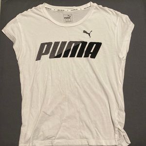 White puma athletic T-shirt size XS